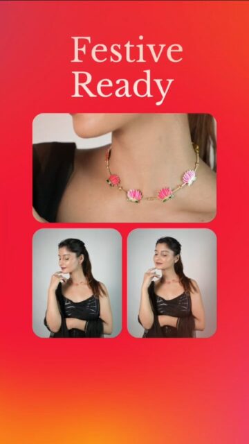 A little lotus, a lot of elegance Style every look effortlessly with Sanaadhya Jewels.

 
#SanaadhyaJewels #MinimalJewellery #Meenakari #ElegantStyle #ShopNow NecklaceSet