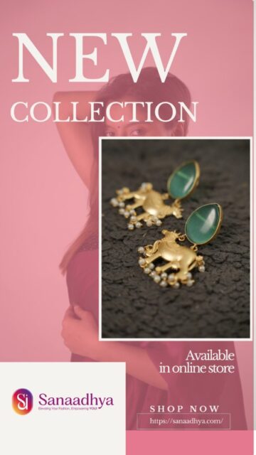 Grace meets devotion in every shade of green 

Elevate your festive look with our Green Stone Kamdhenu Earrings, a symbol of prosperity, beauty, and divine charm.

Discover our exciting new collection, crafted to make every celebration shine brighter.

Shop now and embrace ethnic elegance like never before. 

#KamdhenuEarrings #GreenStoneJewellery #HandcraftedJewellery #EthnicElegance #StatementEarrings