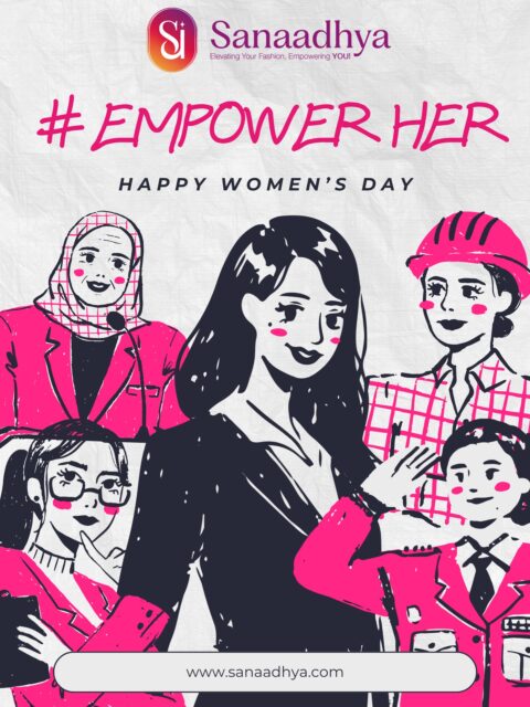 Celebrating the strength, grace, and brilliance of every woman today and every day.
May you continue to shine, inspire, and wear your confidence like the finest jewellery.

Happy Women’s Day from Sanaadhya 💖