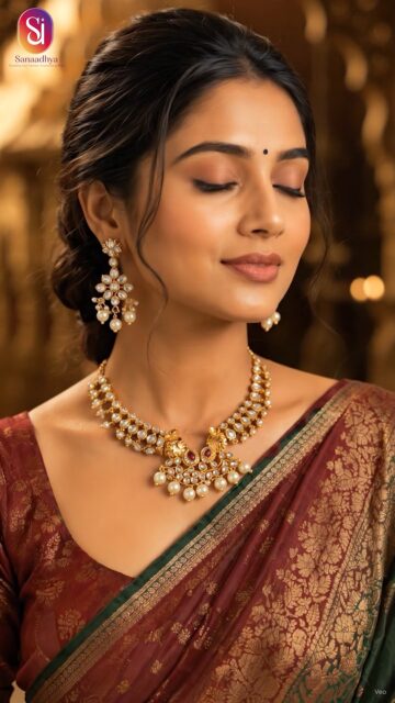 Every piece tells a story, every sparkle holds a memory.
Elevate your elegance with Sanaadhya Jewels – because timeless beauty deserves to shine. 💎
#SanaadhyaJewels #TimelessElegance #JewelryThatSpeaks #HeritageInEveryDetail #ShineForever