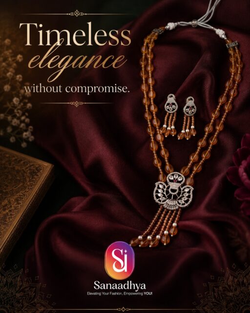 Elegance that speaks before you do. ✨
From festive nights to timeless celebrations, Sanaadhya brings you jewellery crafted to shine with every moment.
Graceful, regal, and made for the woman who loves tradition with a touch of luxury.
Celebrate every occasion with a sparkle that feels truly yours.
Shop your festive favourites now.
#sanaadhyajewels #ethnicjewellery #festivejewellery #traditionaljewellery #indianjewellery