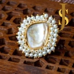 Baroque Pearl Ring with Beads jewellery design
