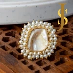 Baroque Pearl Ring with Beads jewellery