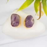 Druzy Stone Neckpiece in Multi Color