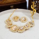 Baroque Pearl Neck Piece with Beads