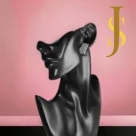 Rhodium Plated American Diamond Cocktail Earrings online design jewellery