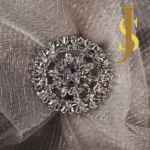 Rhodium Plated American Diamond Statement Ring