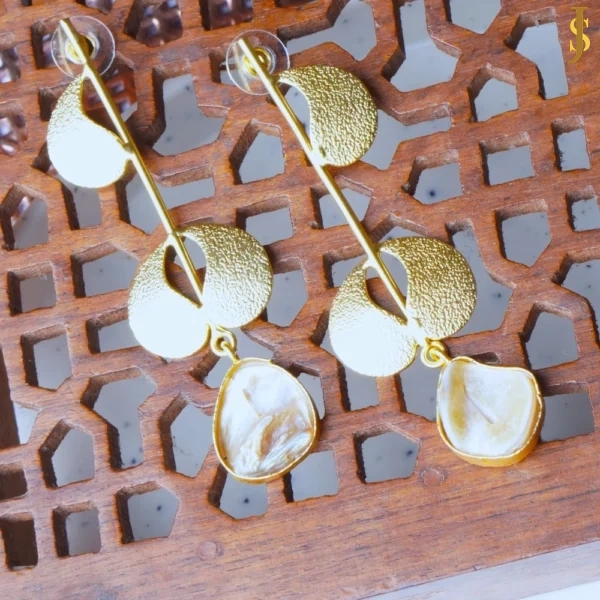 Sanaadhya Baroque Pearl Long Earrings