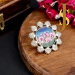 Pichwai Handpainted Silver Replica Combo of Neckpiece jewellery