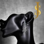 Rhodium Plated American Diamond Party Necklace set