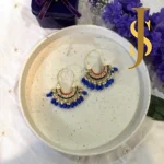 Kundan Chandbaali With Beads design