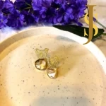 Butterfly Baroque Pearl Earring