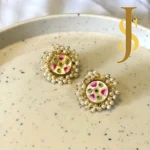 Handpainted Beads Studs set