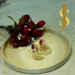 Leaf Design Stud Earring online set