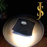 Rhodium Plated American Diamond Funnel Ring