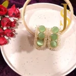 Long Studs With Beads And Stones