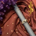 Rhodium Plated American Diamond Solitare Ring