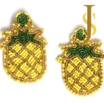 Handcrafted Pineapple Beads Light Weight Earring set