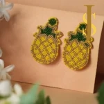 Handcrafted Pineapple Beads Light Weight Earring