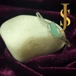 Rhodium Plated American Diamond Openable Rectangle Mint Bracelet set