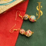 Regal Beaded Mala: Exquisite Meenakari Gold Jewellery Set