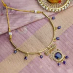 Regal Amethyst & Gold Traditional Necklace