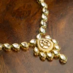 Classic Kundan Polki Choker Pearl Beaded Necklace Set