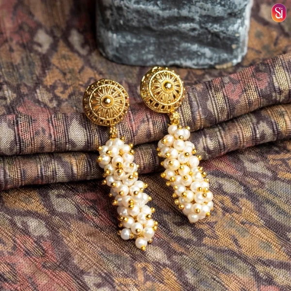 Antique Gold Royal Beads Mala Necklace Set