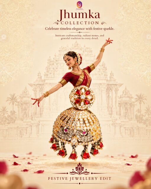 Timeless tradition, reimagined with a touch of festive brilliance. ✨
From intricate craftsmanship to radiant stones, every detail of our Jhumka Collection is designed to make your celebrations feel a little more extraordinary.
Wear the heritage. Own the elegance. Let every movement make a statement.
Sannadhya | Festive Jewellery Edit
#jhumkacollection #sannadhya #festivejewellery #indianjewellery #traditionaljewellery