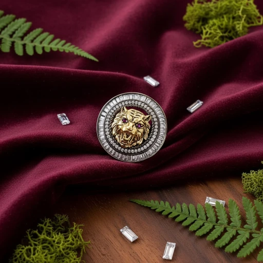 Sanaadhya Sabyasachi Inspired Statement Lion Face CZ Ring Adjustable