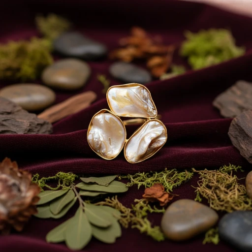 Sanaadhya Baroque Pearl Golden Ring
