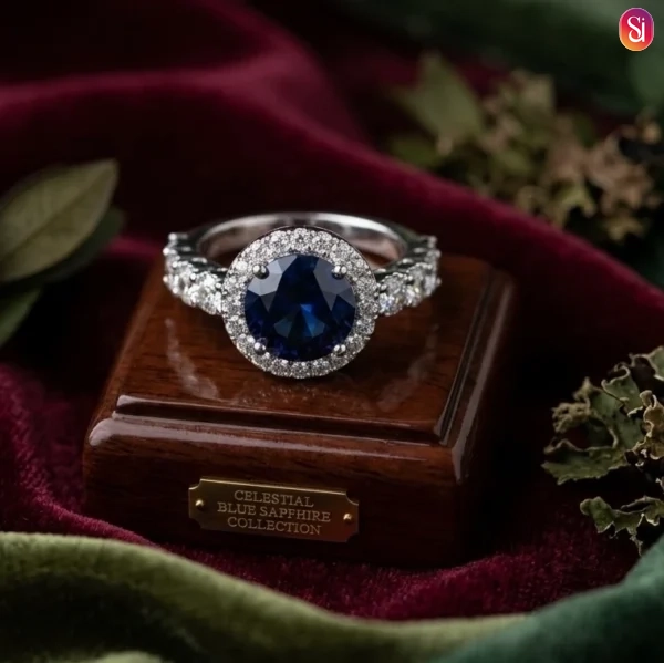 Sanaadhya American Diamond Round Monalisa Ring